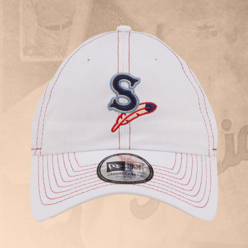 Spokane Indians Casual Classic White Adj Cap