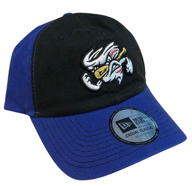 Omaha Storm Chasers New Era Casual Classic Black/Royal Vortex Cap