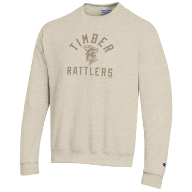 Timber Rattlers Champion Oatmeal Powerblend Crewneck