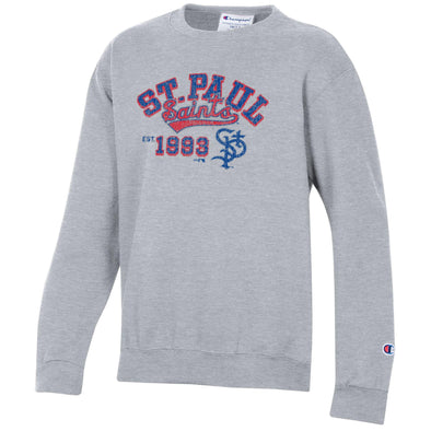 Youth Champion Gray Crew Sweatshirt