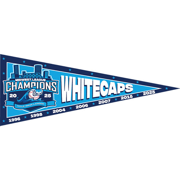 West Michigan Whitecaps MWL Champions Pennant