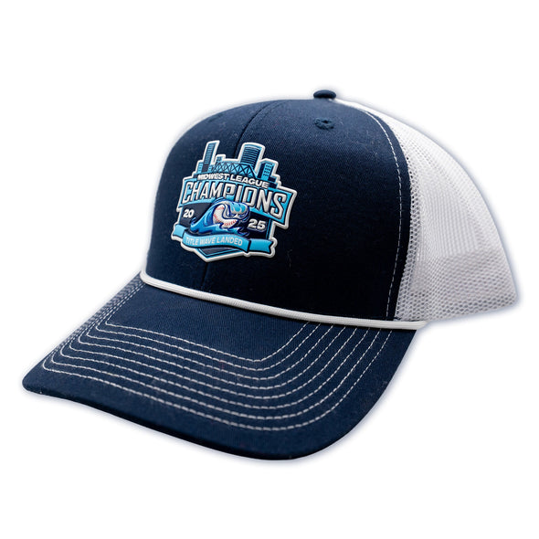 West Michigan Whitecaps 2025 Midwest League Champions Cap