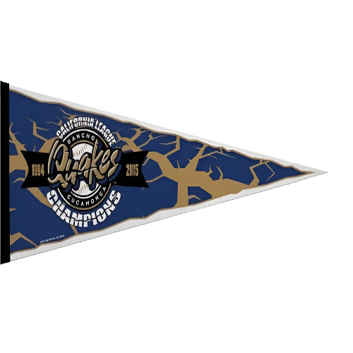 Rancho Cucamonga Quakes 2015 and 1994 Champions Pennant