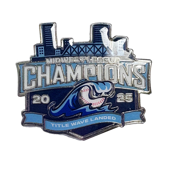 West Michigan Whitecaps 2025 MWL Champions Lapel Pin
