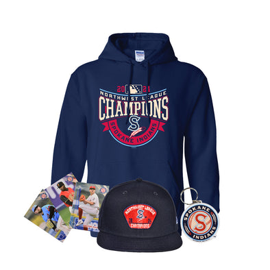 Spokane Indians 2024 Champions Hoodie Bundle