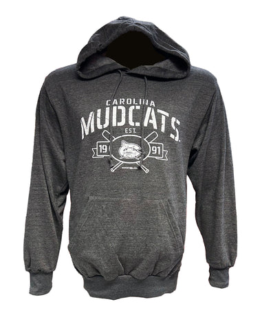 Carolina Mudcats Comfort Charcoal Hoodie