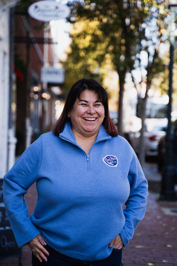 FredNats Women's Textured 1/4 Zip