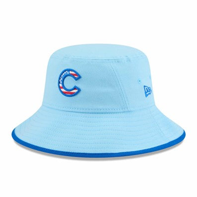 Chicago Cubs New Era 2025 Fourth of July Bucket Cap