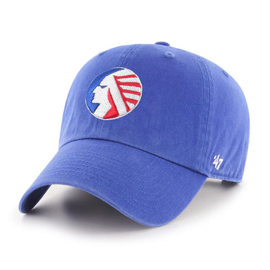 Memphis Chicks '47 Brand Clean Up Royal Adjustable Hat