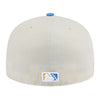 Myrtle Beach Pelicans New Era 59Fifty Chrome White and Blue Alternate Cap