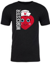 Worcester Red Sox Black Clara Split Screen Tee