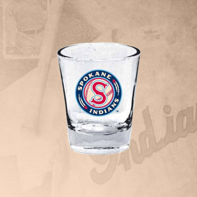 Spokane Indians Clear Shot Glass