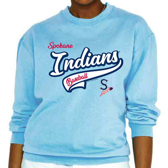 Spokane Indians Ladies Clear Sky Crew Sweatshirt