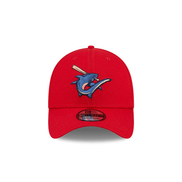 Clearwater Threshers New Era 39THIRTY Stretch On Field BP Replica Cap