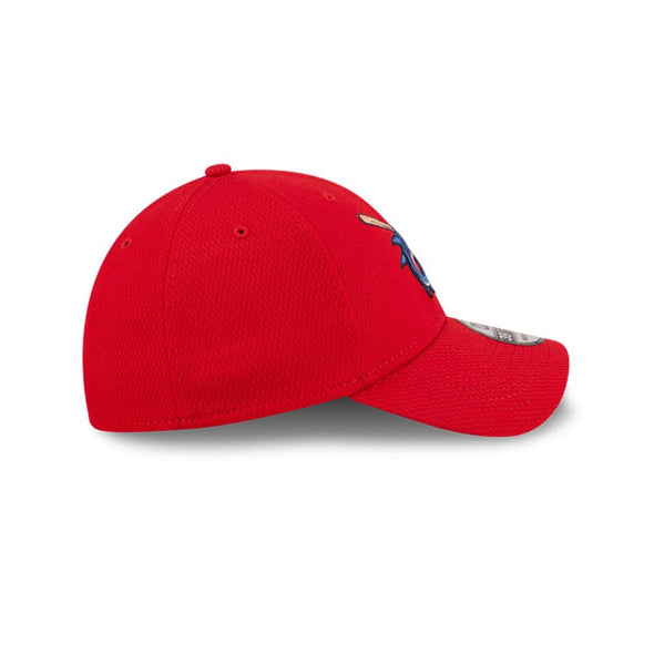 Clearwater Threshers New Era 39THIRTY Stretch On Field BP Replica Cap