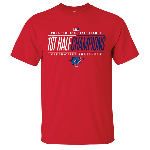 Clearwater Threshers Bimm Ridder 2024 First Half Champions Tee