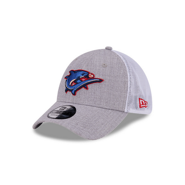 Clearwater Threshers New Era 39THIRTY Stretch Heathered Cap