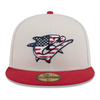 Clearwater Threshers New Era 59FIFTY 2024 Fourth of July Cap