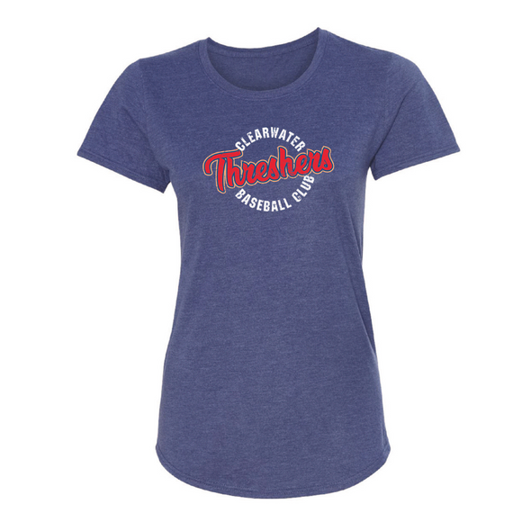 Clearwater Threshers OT Sports Women's Threshers Baseball Club Circle Tee