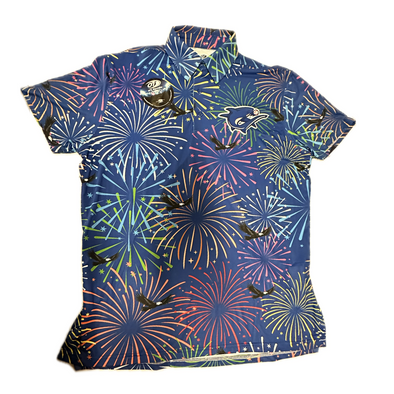 Clearwater Threshers OT Sports Fireworks Eagle Polo