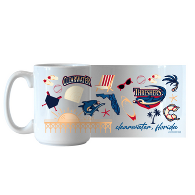 Clearwater Threshers Logo Brands Threshers Hometown Mug