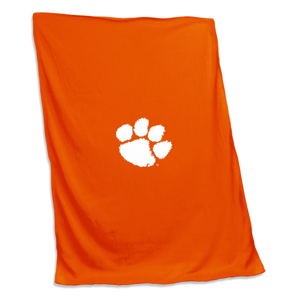 Clemson Logo Brands Sweatshirt Blanket