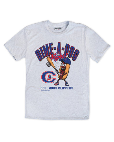 Columbus Clippers Where I'm From Ash Dime A Dog Tee