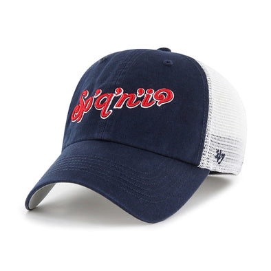 Spokane Indians Blue Hill '47 Brand Closer Salish Script Cap