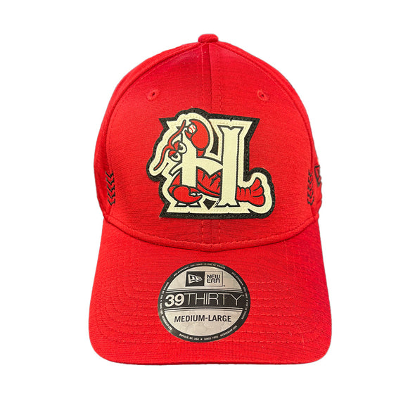 Hickory Crawdads New Era Clubhouse Collection 39Thirty Stretch Fit Cap