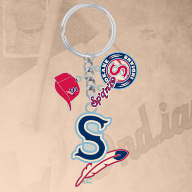 Spokane Indians Cluster Key Chain