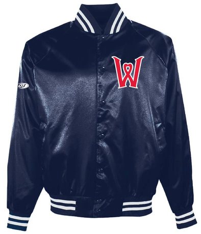 Navy Heart W Coach's Jacket