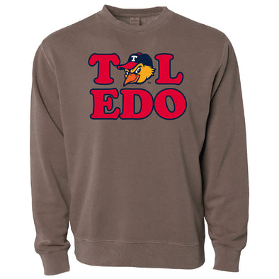 Toledo Mud Hens Collins Toledo Head Crewneck Sweatshirt