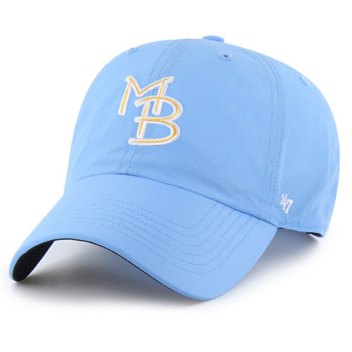 Myrtle Beach Pelicans 47 Brand Columbia Blue Game brrr Clean Up