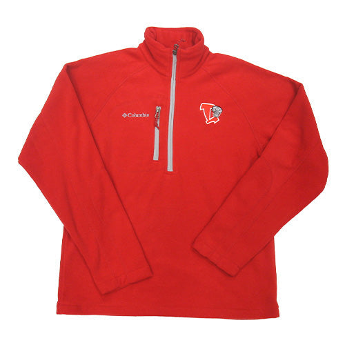 Lansing Lugnuts Columbia 1/4 Zip Fleece Pullover