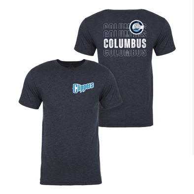 Columbus Clippers 108 Stitches Custom Echo Unisex Tee