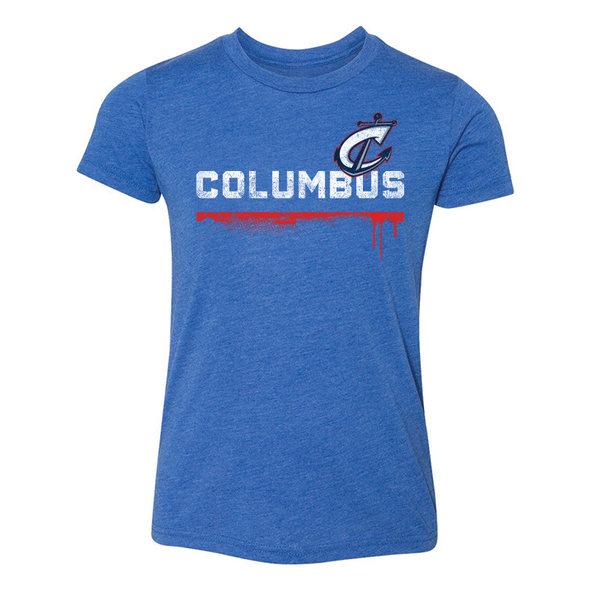 Columbus Clippers 108 Stitches Youth Drizzle Tee