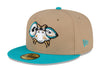 Chesapeake Baysox Cangrejos Fantasmas New Era Copa TAN 59Fifty Fitted Cap