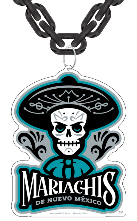 Albuquerque Isotopes Necklace-Mariachis Fan Chain