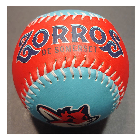 Somerset Patriots Copa de la Diversion Zorros de Somerset  Logo Ball