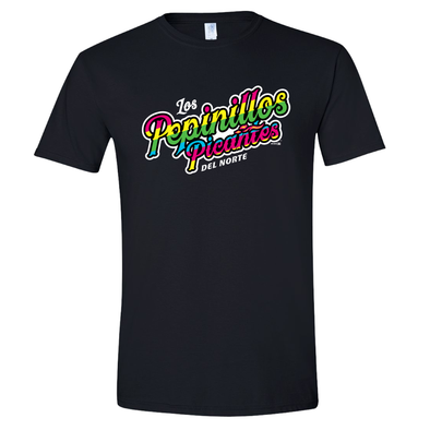 Los Pepinillos Picantes del Norte Black Adult T-shirt