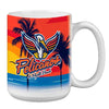 MYRTLE BEACH PELICANS RICO INDUSTRIES COPA FULLY SUBLIMATED 11OZ COFFEE MUG