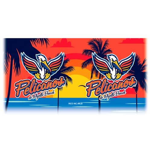 MYRTLE BEACH PELICANS RICO INDUSTRIES COPA FULLY SUBLIMATED 11OZ COFFEE MUG