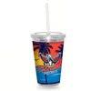 MYRTLE BEACH PELICANS RICO INDUSTRIES COPA FULLY SUBLIMATED 16oz ACRYLIC TUMBLER WITH STRAW