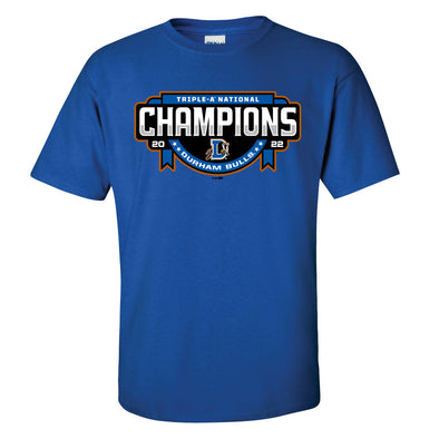 Durham Bulls 2022 Triple-A National Champions Official Tee Shirt