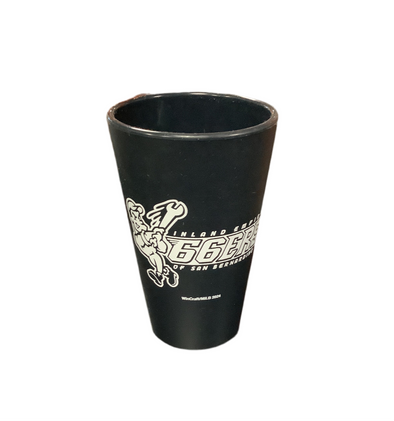 Inland Empire 66ers Wincraft Silicone 16 OZ Team Color Pint Glass