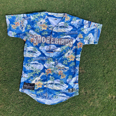 Delmarva Shorebirds EVOSHIELD Margaritaville Game Worn Signed Jersey