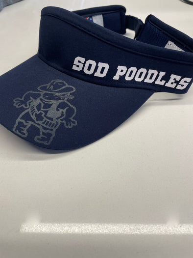 Amarillo Sod Poodles Navy Draw Visor