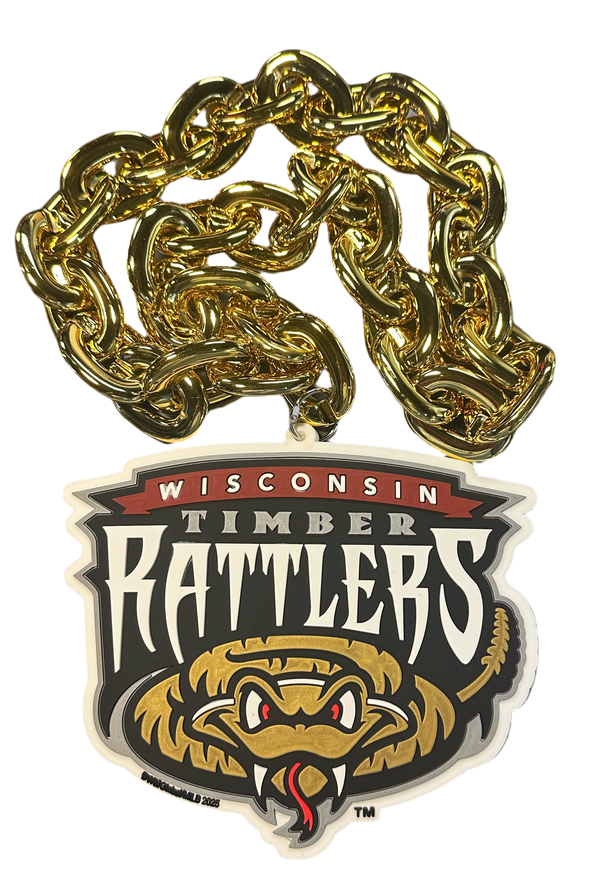 Timber Rattlers Gold Fan Chain