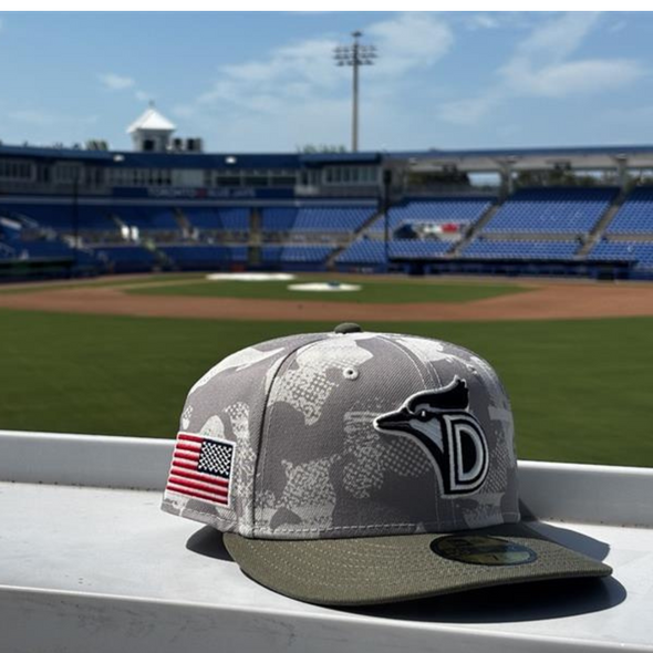Dunedin Blue Jays 2025 Armed Forces Day On-Field 5950
