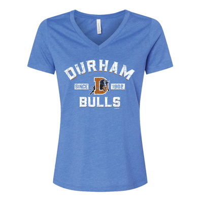 Durham Bulls Women's Royal Softstyle CVC Tee
